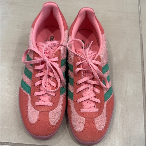 adidas Shoes - adidas Pink and Green Women's Sneakers